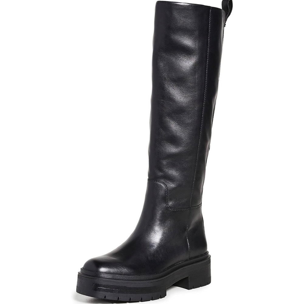Sam Edelman Larina Black High Rain Boots